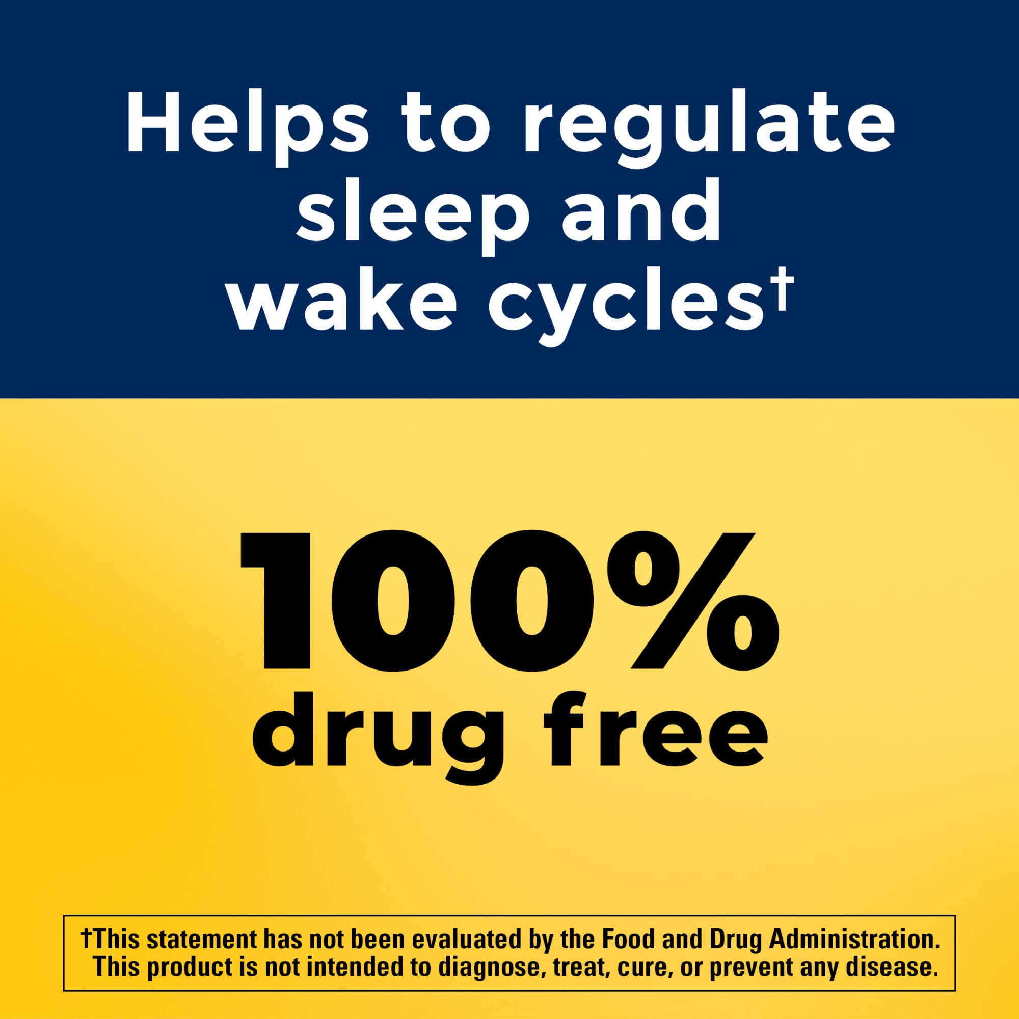 Nature Made Melatonin 3mg night stand scene illustrates easy bedtime routine.
