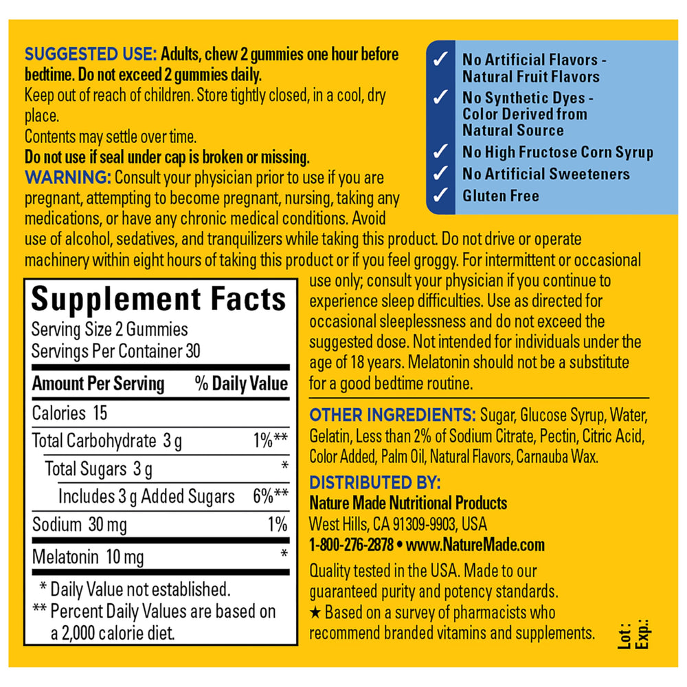 Packaging shows ingredients and time-release formula for informed use.
