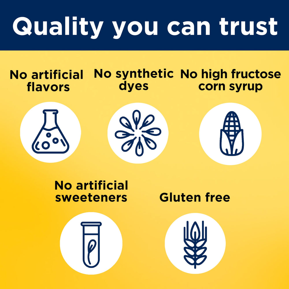 Nature Made Melatonin Gummies nutrition panel close-up on ingredients