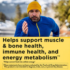 Nature Made Men's Multivitamin Gummies omega-3 ingredients close-up highlighting heart and energy support.