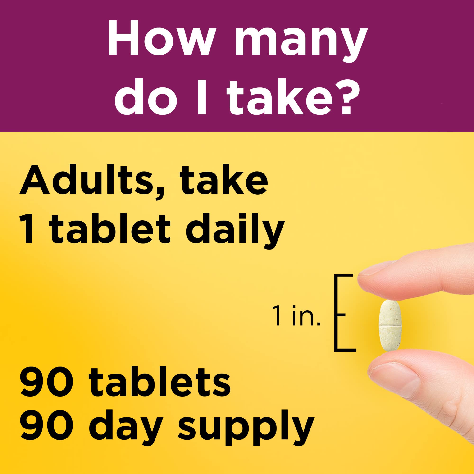 Nature Made Multivitamin For Her 50+ supports bone health in daily routine