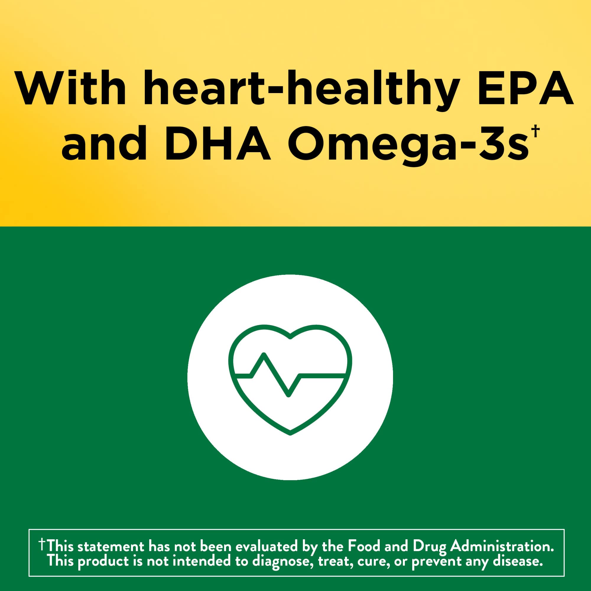 Nature Made Multivitamin + Omega-3 orange gummies on tray for convenient daily nutrition.