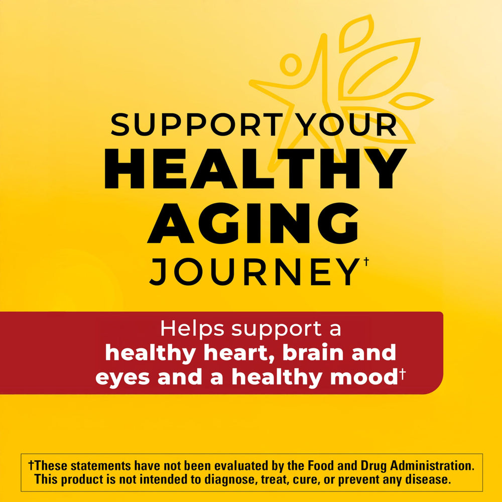 Nature Made burp-less softgels with lemon scent for smoother daily intake.