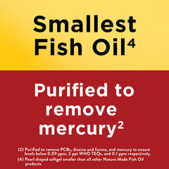 Nature Made Omega-3 label shows EPA and DHA per serving.