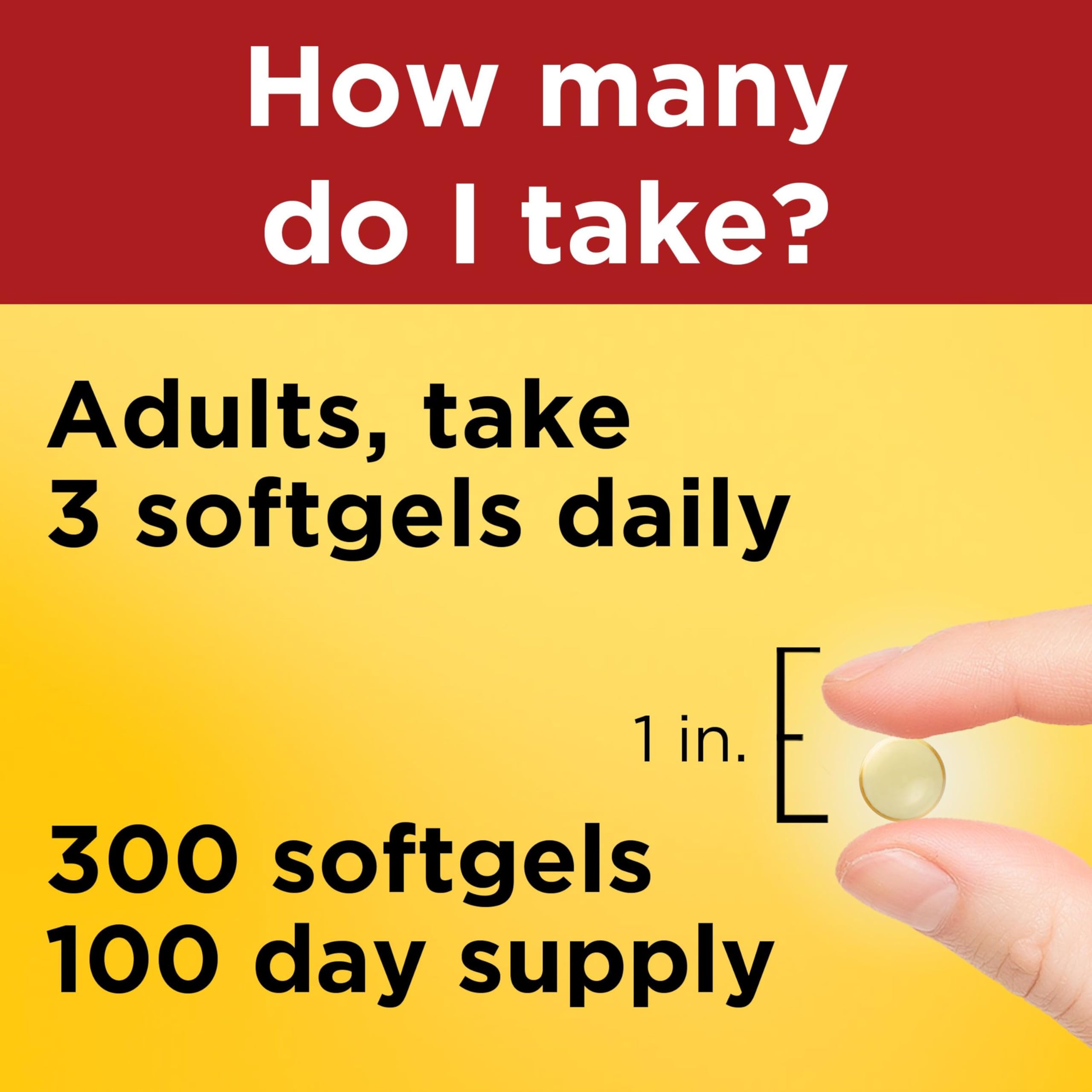 Nature Made Omega-3 gluten-free formula with no artificial colors.