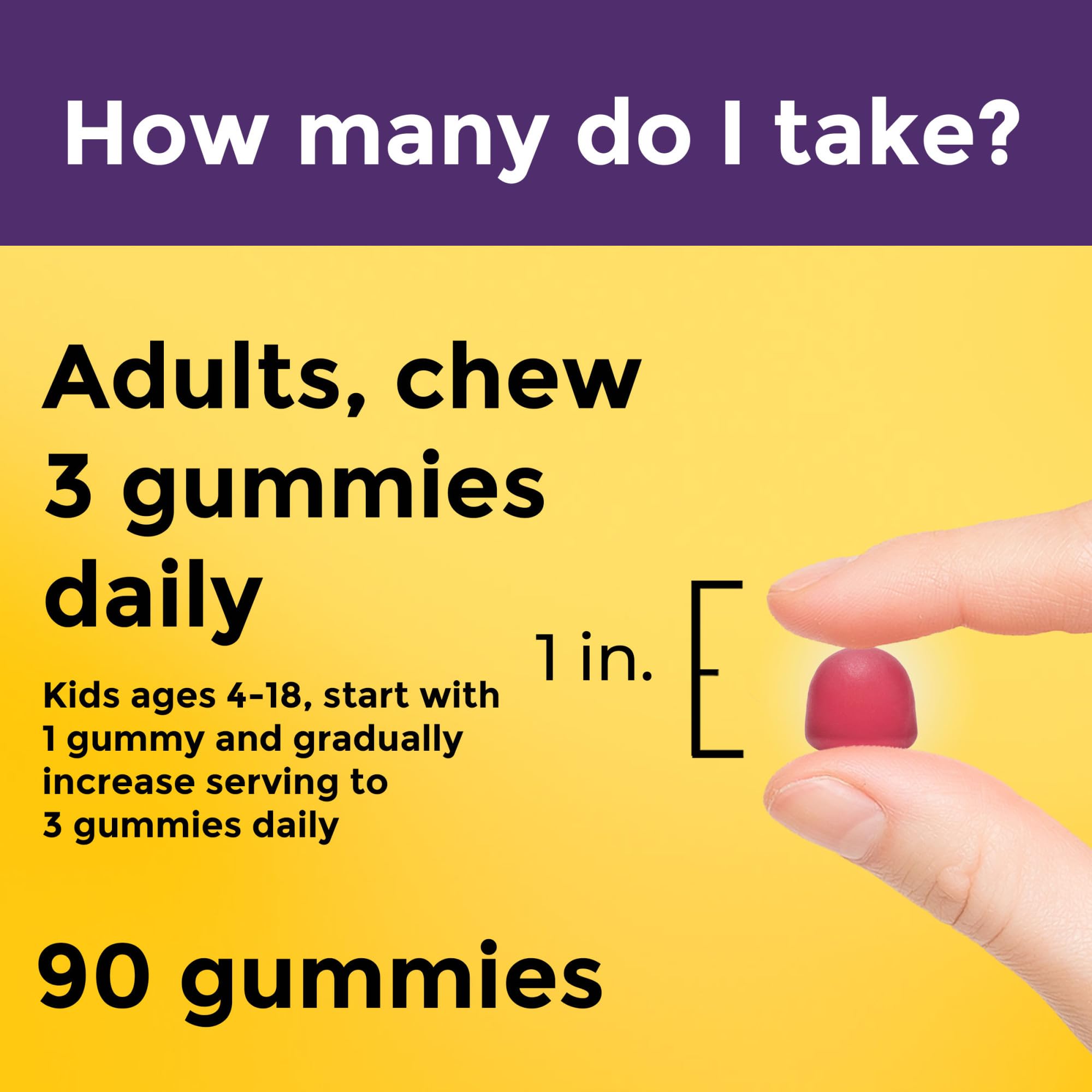 Nature Made Prebiotic Fiber Gummies strawberry flavor close-up