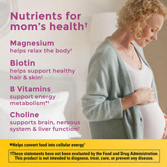 Label detail of Nature Made Prenatal Gummies with Folic Acid and DHA