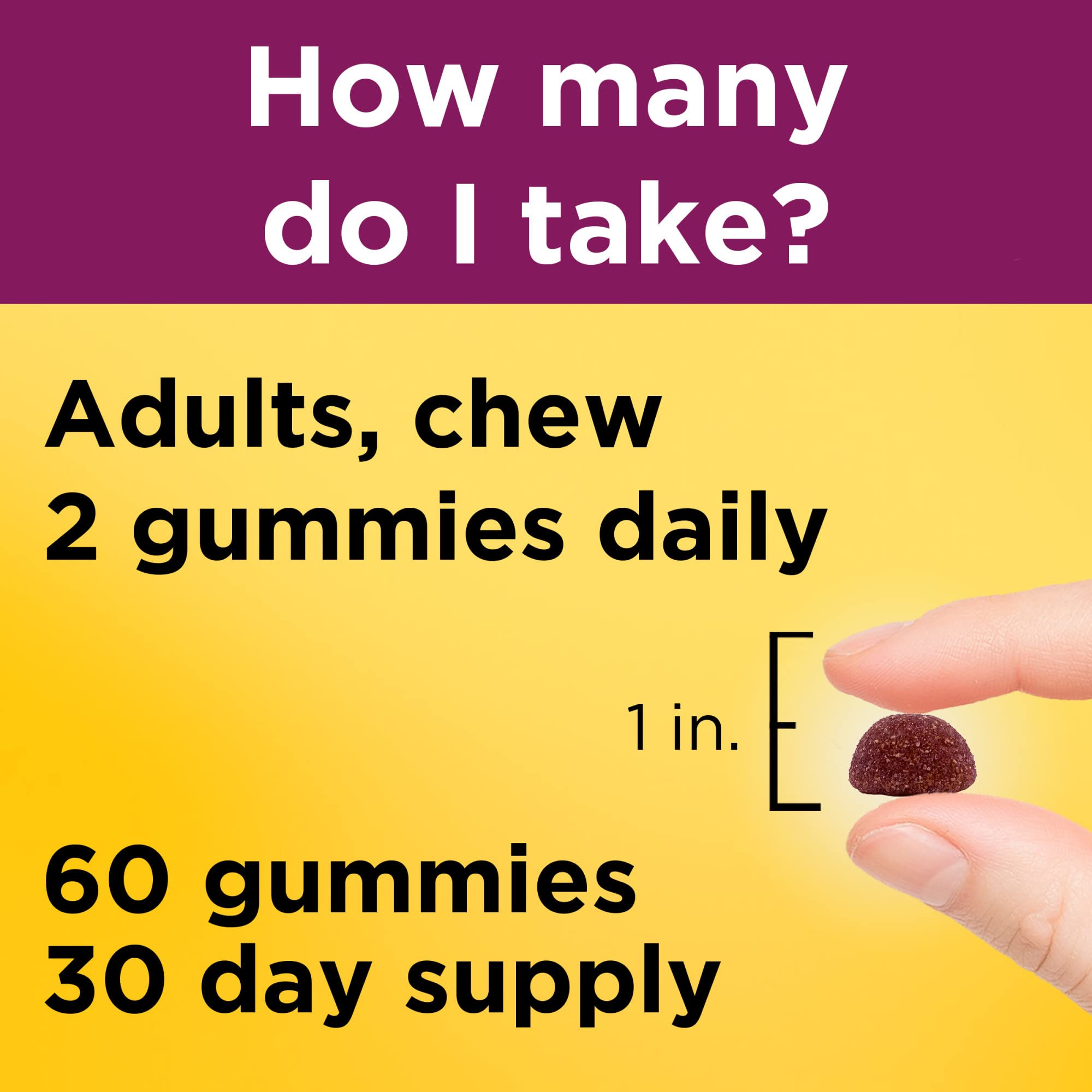 Gluten-free Nature Made Prenatal Gummies packaging label