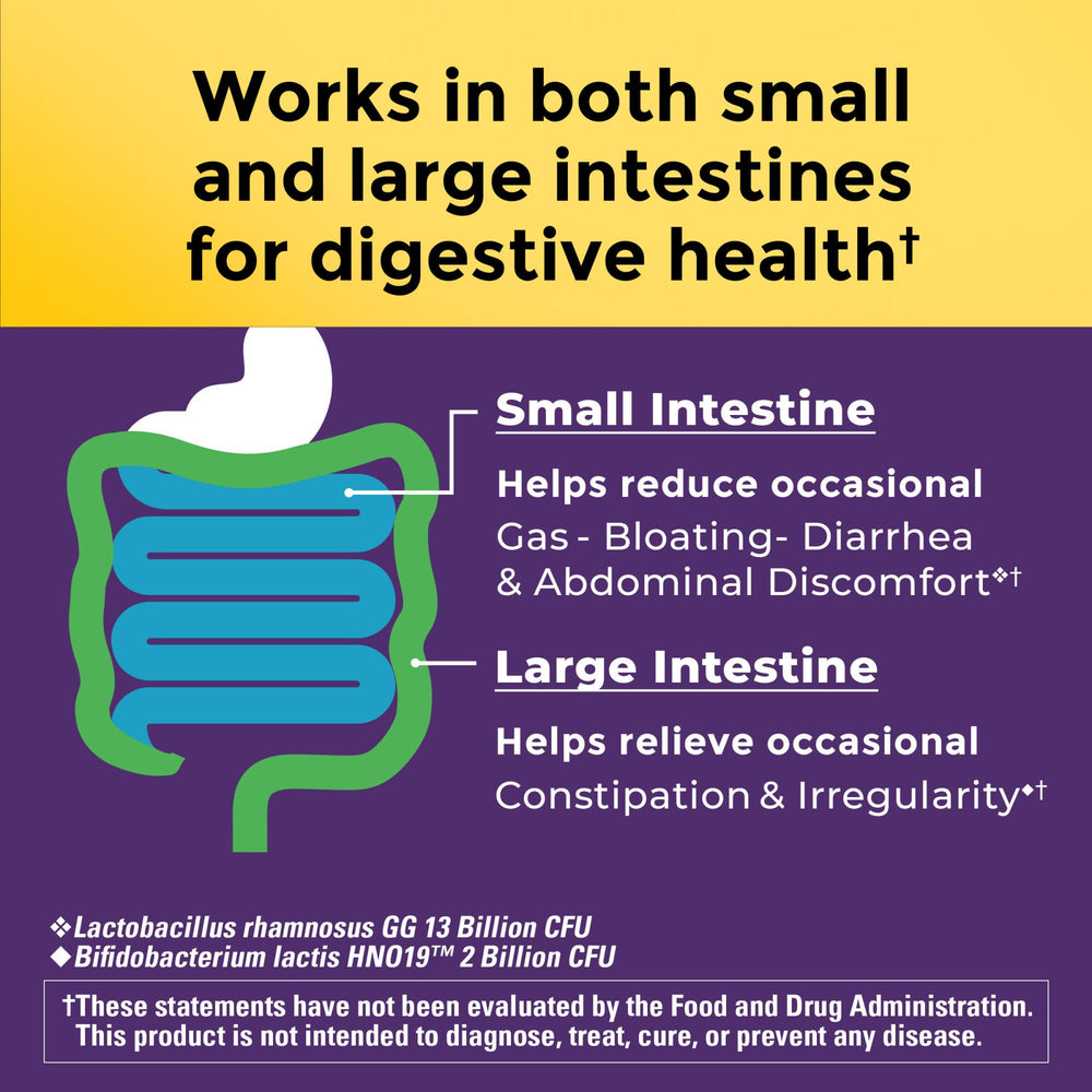 Gluten-free icon on Nature Made Probiotics packaging signals allergen-friendly option.
