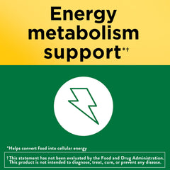 Nature Made Super B Energy Complex label close-up confirms USP Verified quality.