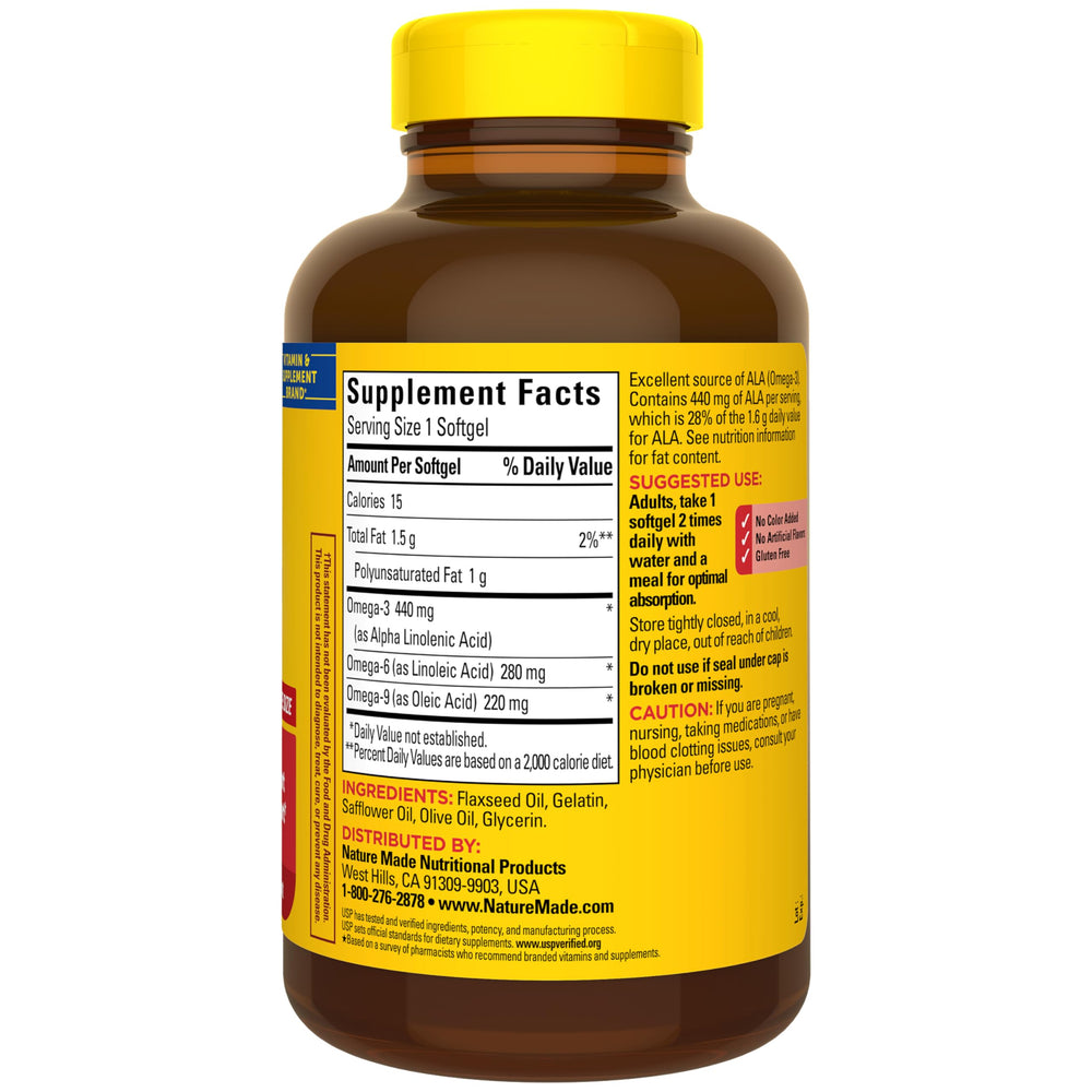 75-day supply indicator for Nature Made Triple Omega 3-6-9