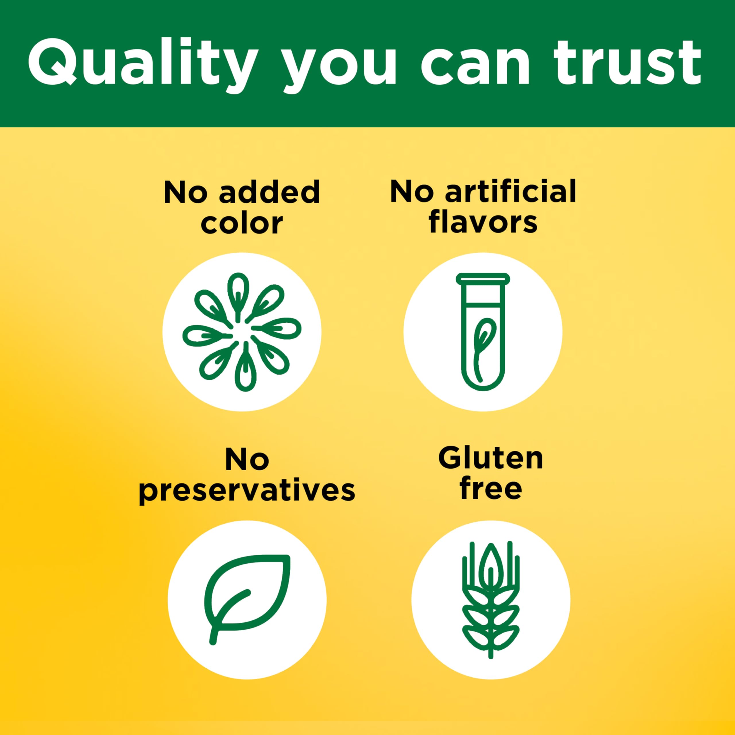 Nature Made USP Verified seal signals trusted quality and consistency.