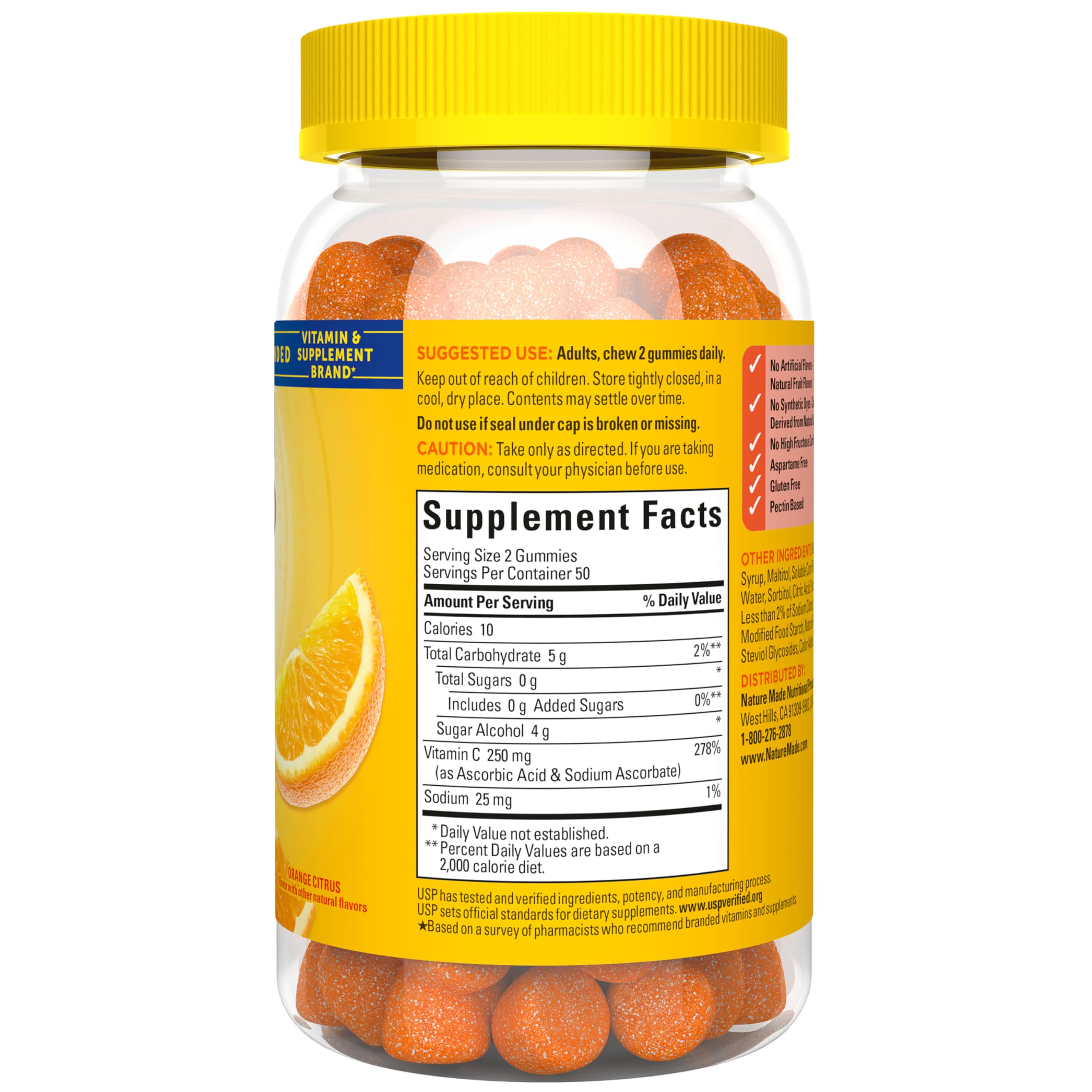 Daily chew Nature Made Vitamin C Gummies for convenient wellness