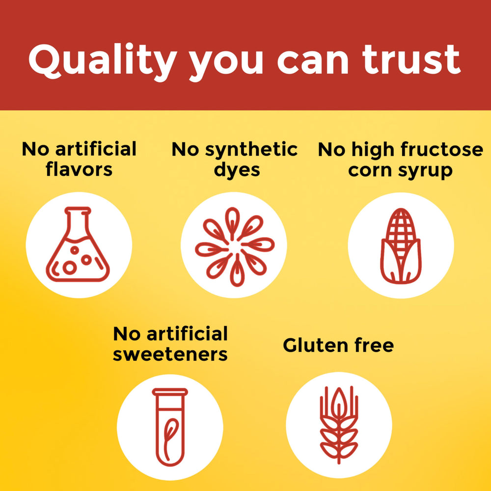 Nature Made Vitamin C gummies ingredients show no artificial flavors.
