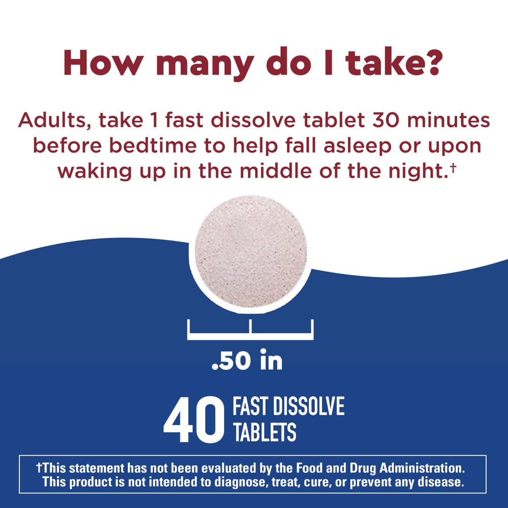 Nature Made Wellblends Back To Sleep packaging highlights berry flavor and sugar-free formula.