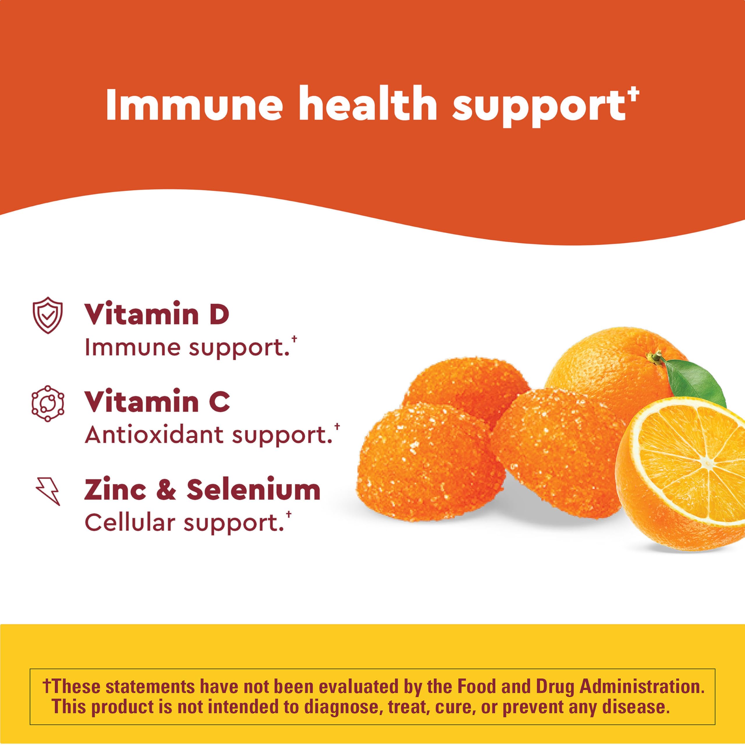 Cap and label of Nature Made ImmuneMAX emphasizing high-dose Vitamin D3.