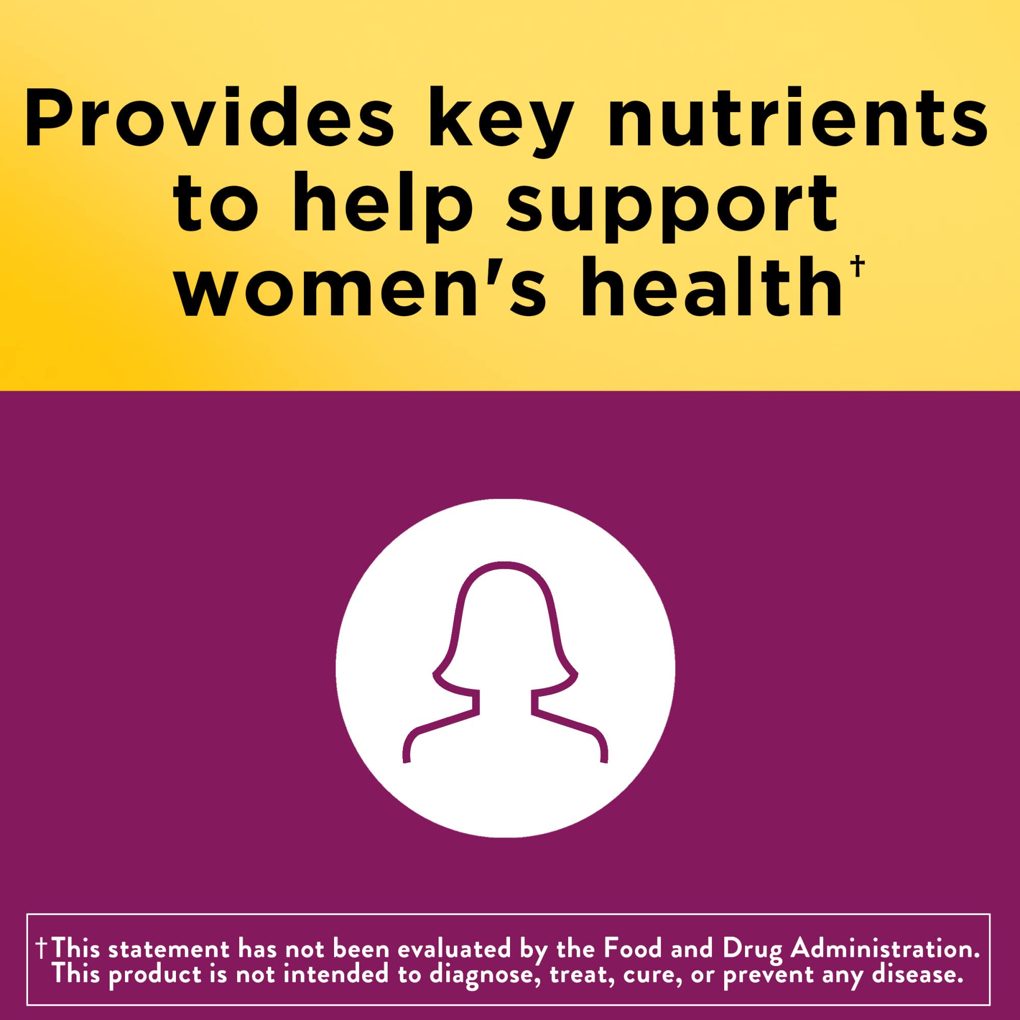 Closeup of Nature Made Women's Multivitamin Gummies texture and chew