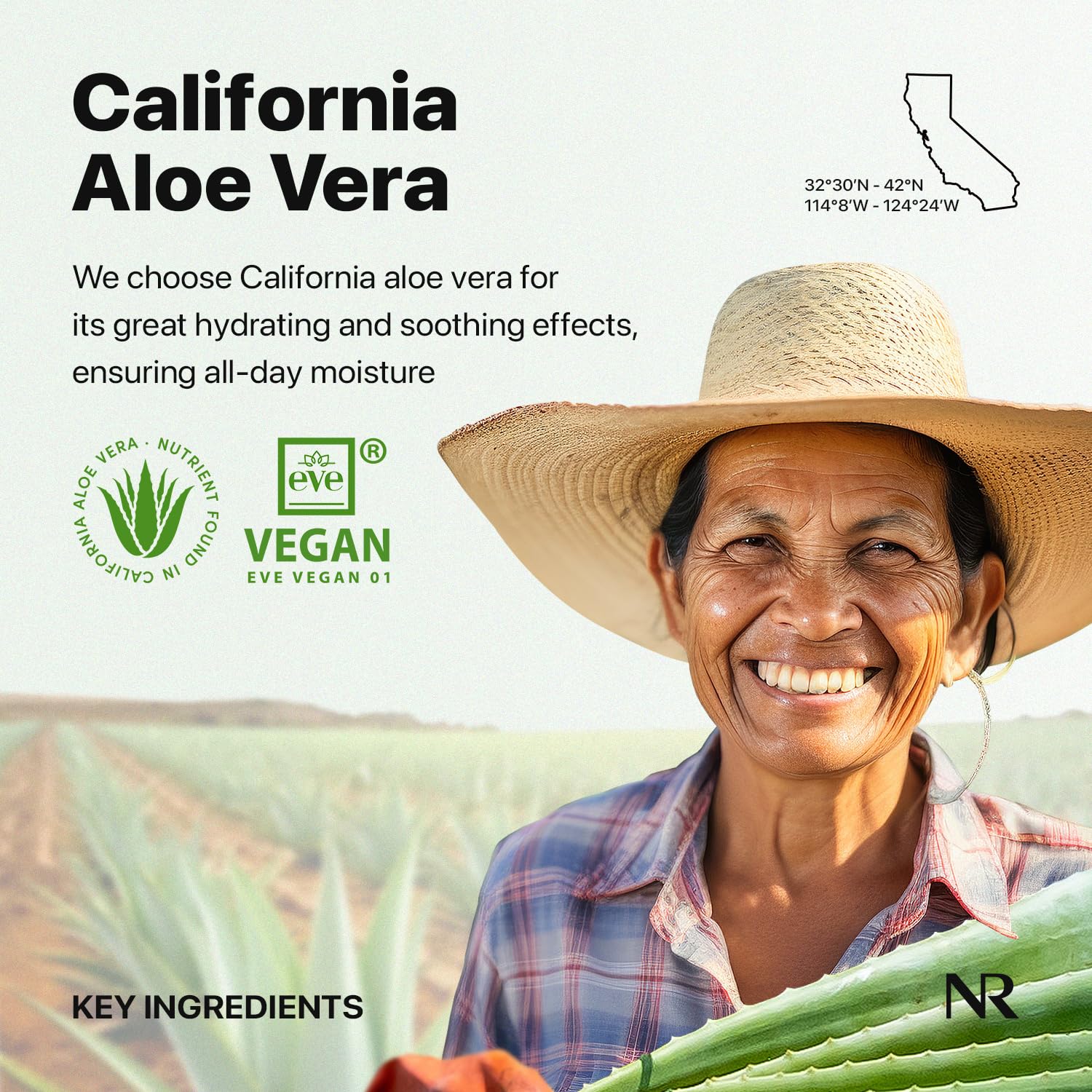 After-sun scenario with Nature Republic Aloe Vera gel providing cooling relief