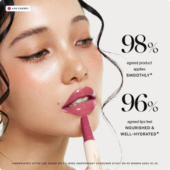 Nature Republic Honey Melting Lip Stick texture close-up demonstrates smooth glide for easy application.