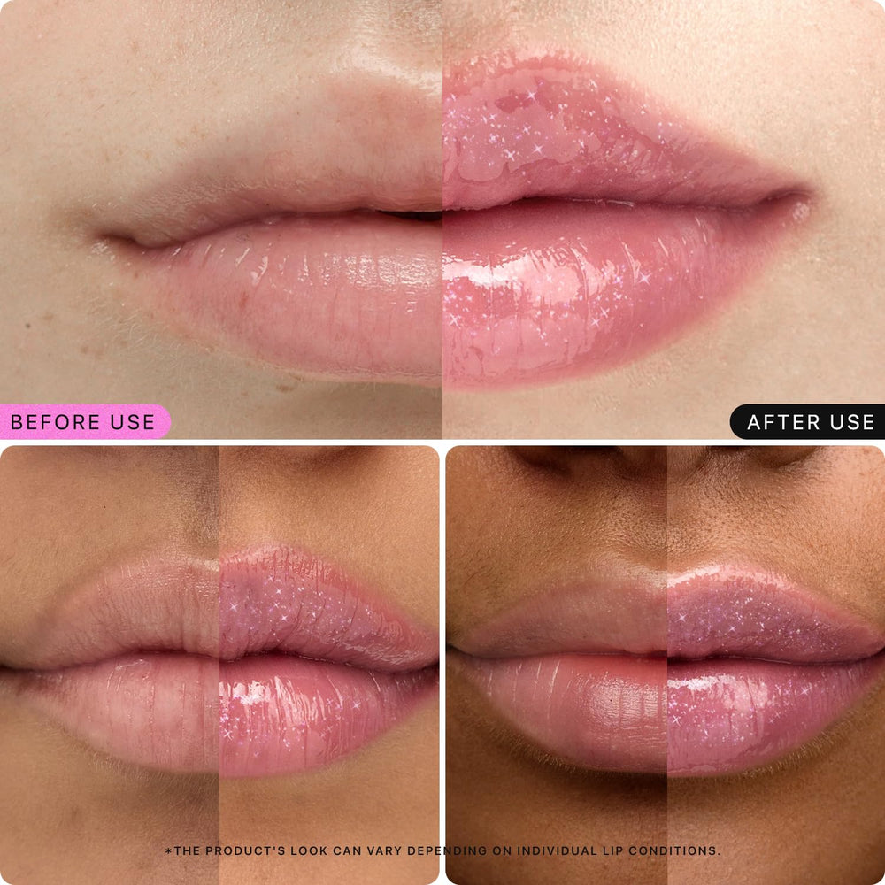 Honey texture of Nature Republic Lip Glitter 13 Aurora for hydrated shine