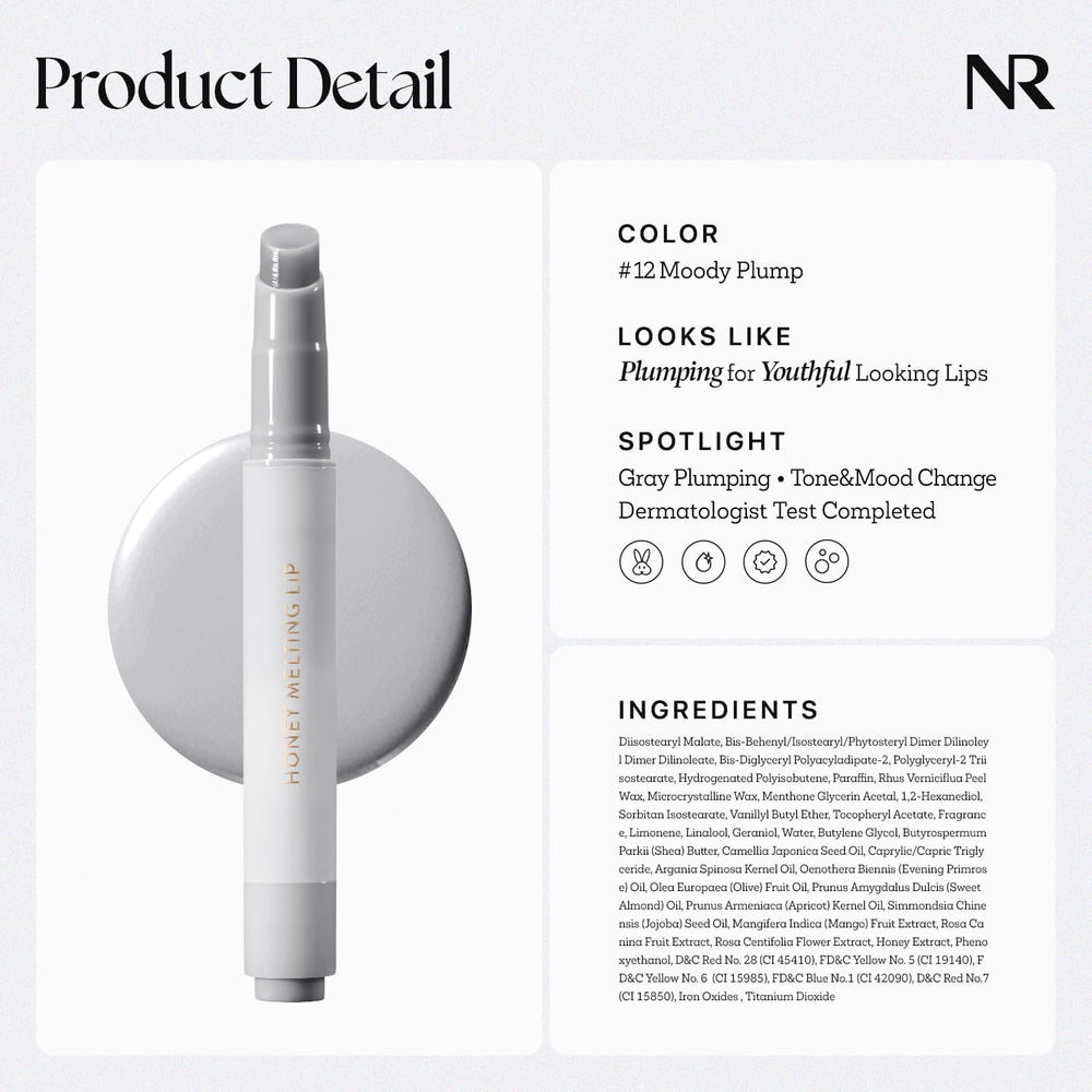 Nature Republic Honey Melting Lip Plumping shade display on model
