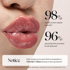 Nature Republic Honey Melting Lip Rose Pink texture detail highlights smooth melt-in feel.