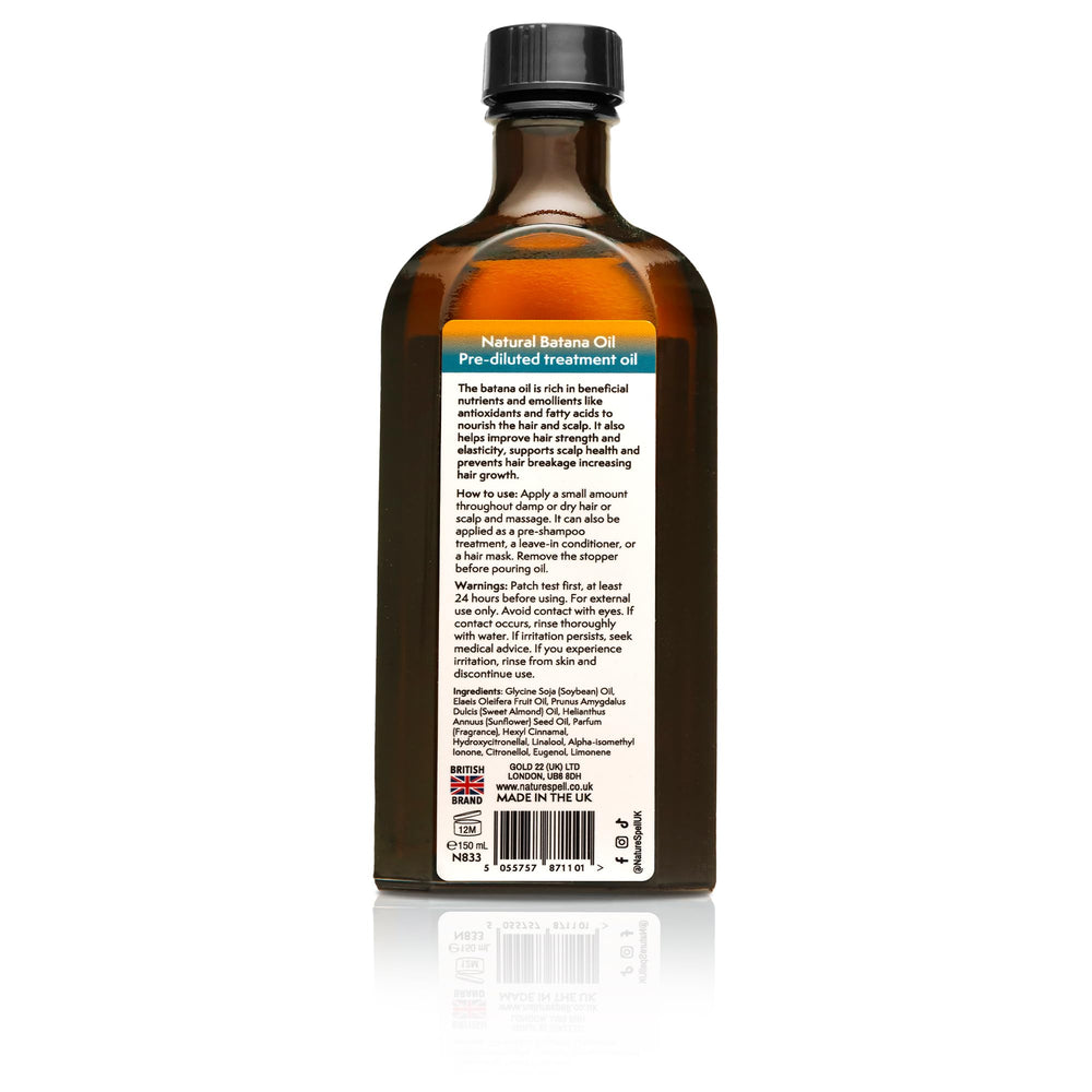 Nature Spell Batana Oil made in the UK, showcasing trusted craftsmanship