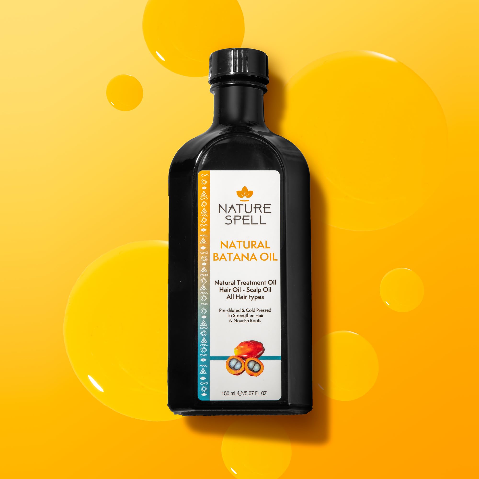 Nature Spell Batana Oil targeted on split ends for smoothing
