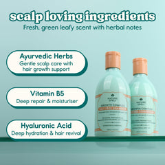 Nature Spell Hair Growth Complex Conditioner bottle for hydration and manageability.