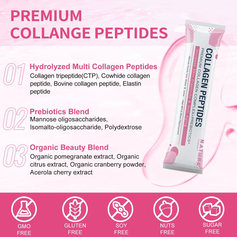Nature Target beauty blend with biotin and fruit extracts for hair and skin support