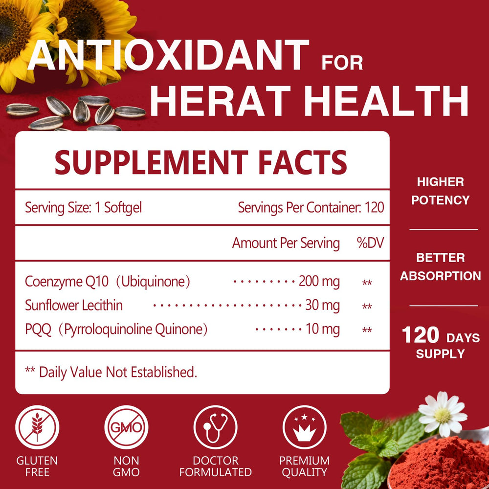 Nature Target CoQ10 with organic olive oil highlighting fat-soluble absorption benefits.