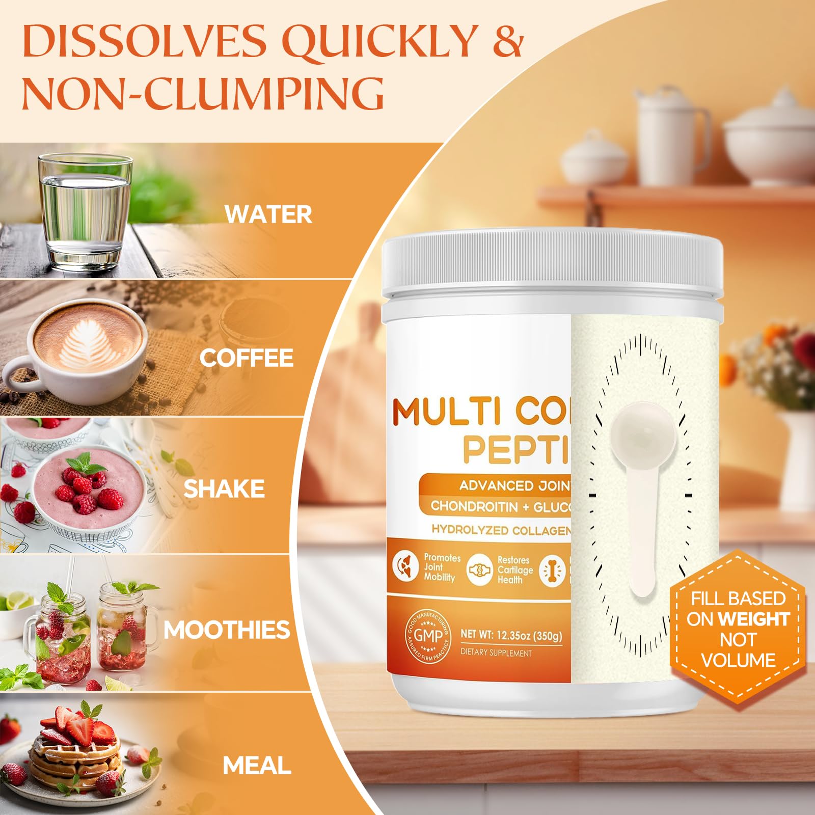Nature Target grass-fed collagen powder label from a trusted source