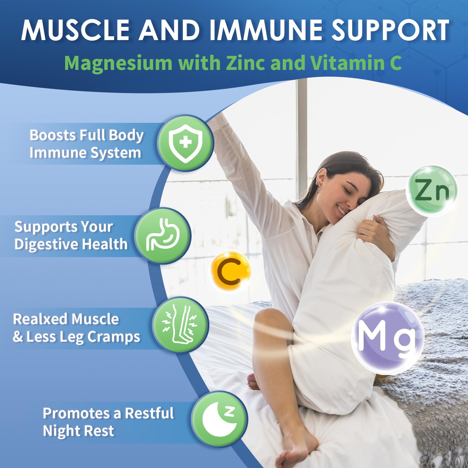 Nature Target magnesium glycinate daily-use setup emphasizes easy, convenient supplementation.