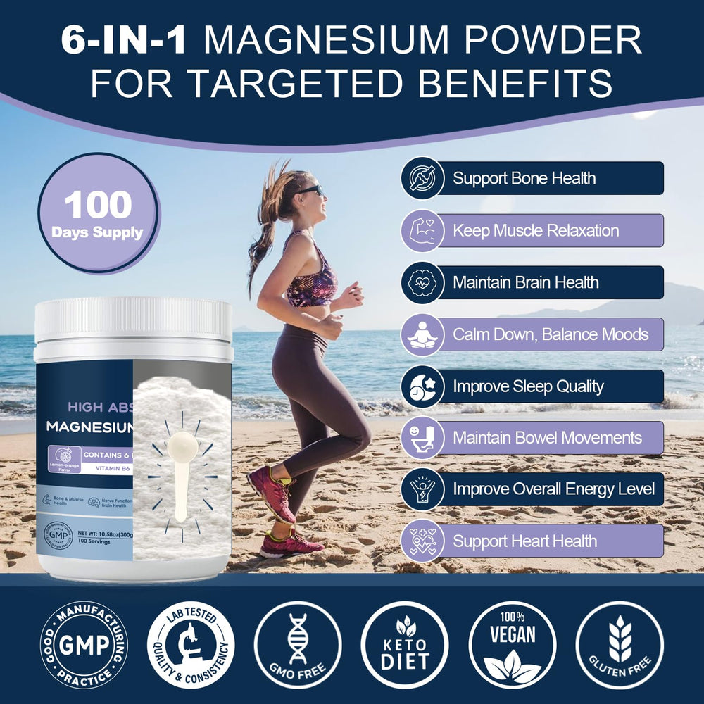 Nature Target Magnesium Powder scoop with container ready for mixing