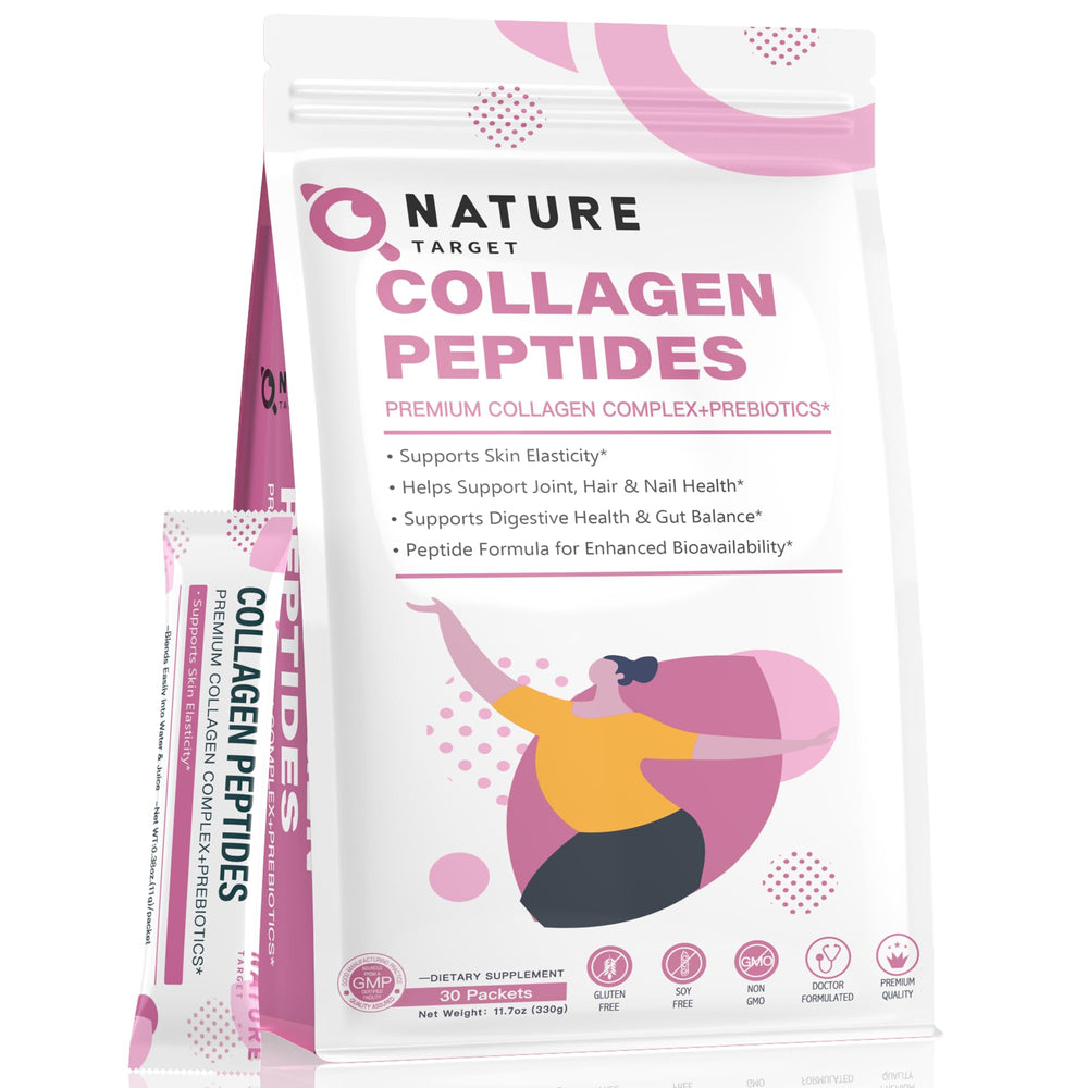 Nature Target Multi Collagen packaging for on the go daily support