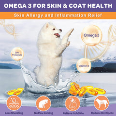 Nature Target Probiotics for dogs smiling pet after feeding
