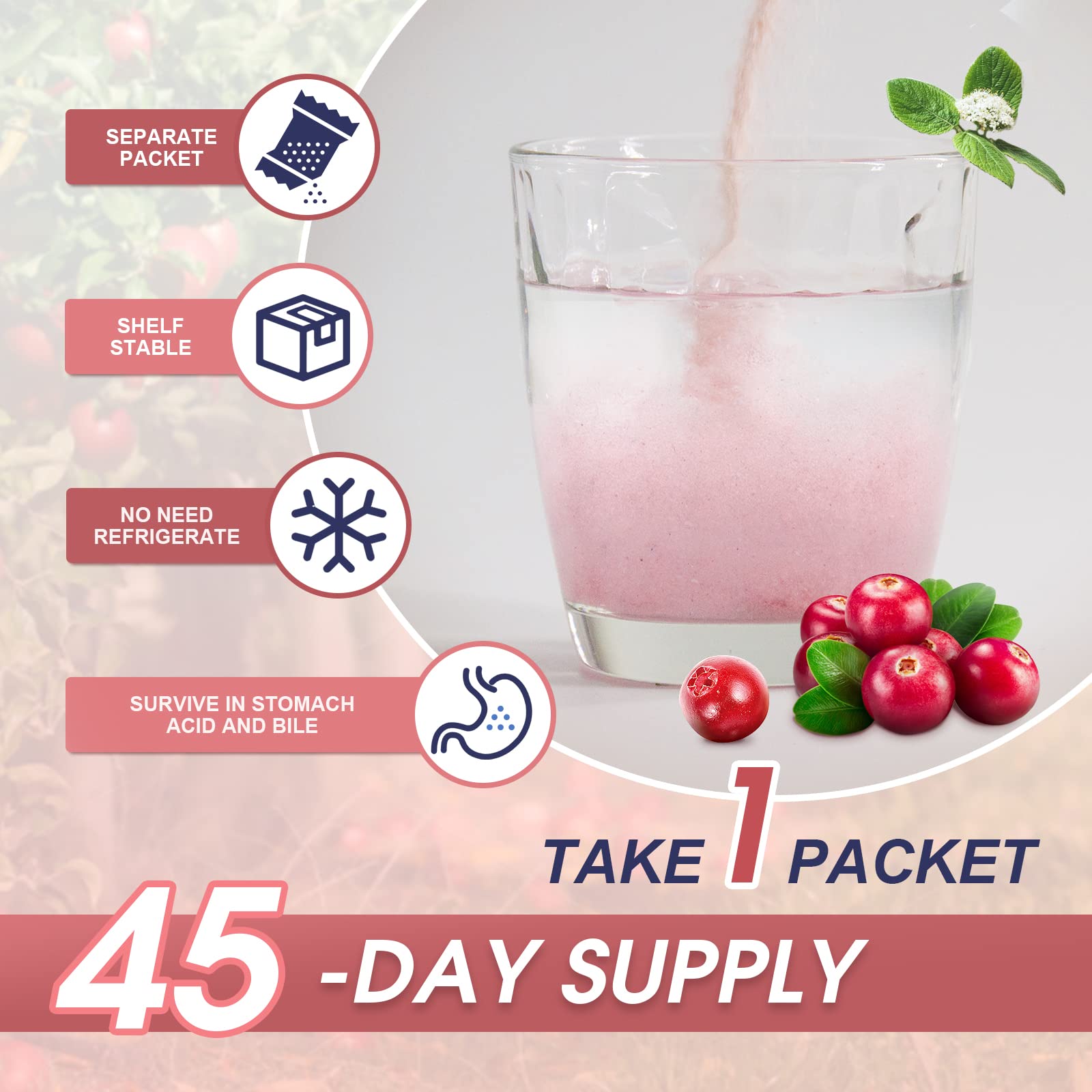 Nature Target Probiotics for Women D-Mannose and Cranberry for urinary health.