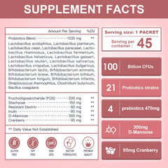 Nature Target Probiotics for Women with 770 mg prebiotic blend supports digestion.