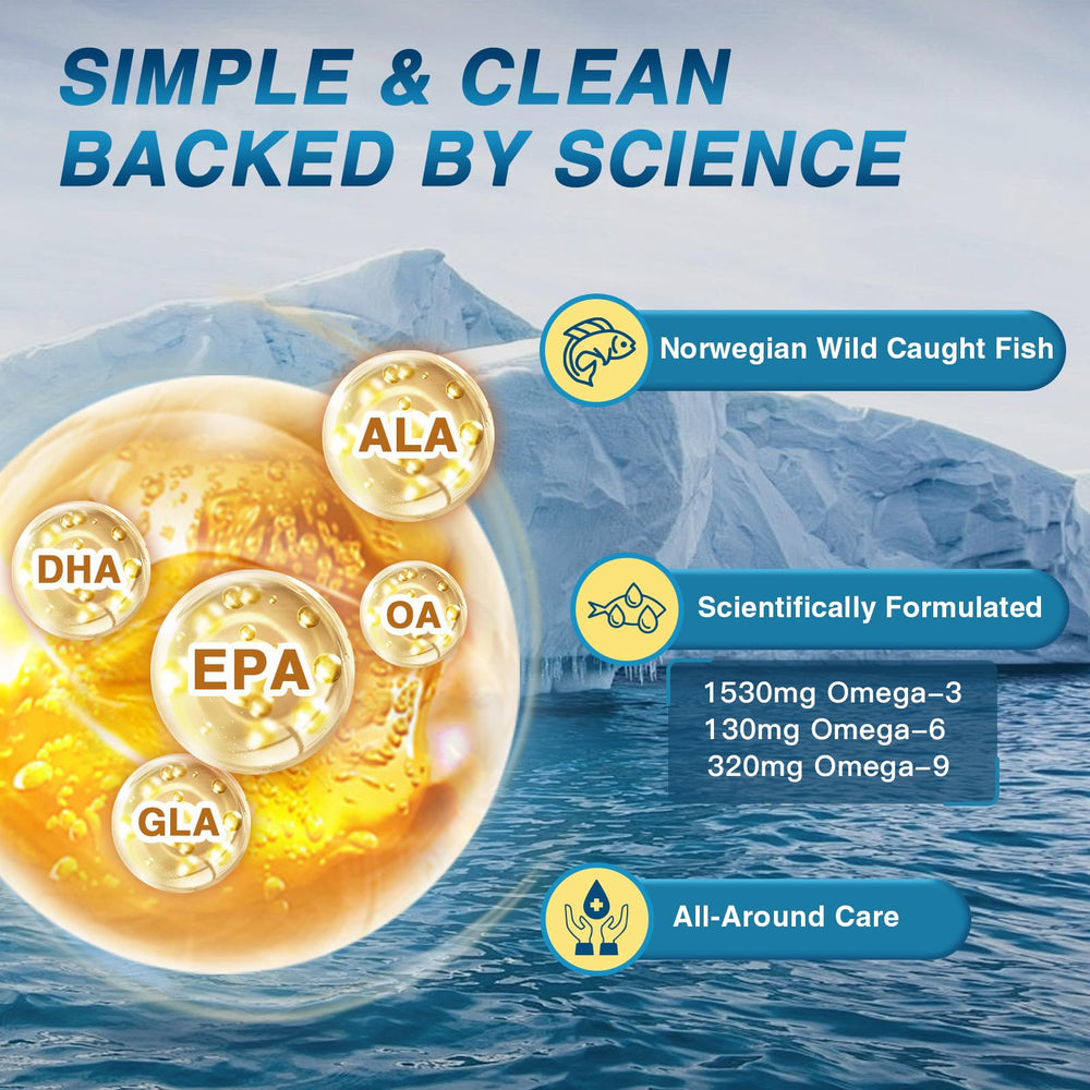 Nature Target Triple Omega sustainability seal, responsibly sourced ingredients.