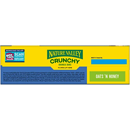 Nature Valley Crunchy Granola Bars 30-count box for pantry stocking.