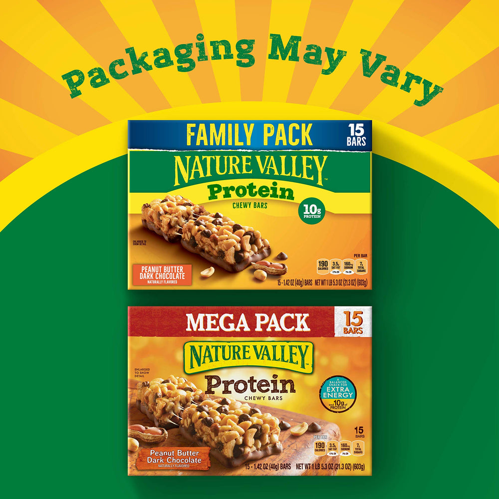Nature Valley breakfast bar in lunchbox, easy protein snack during school or work.
