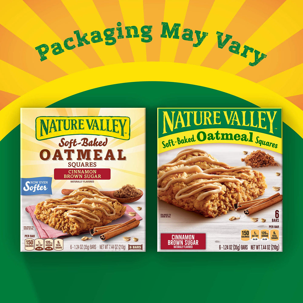 Nature Valley Cinnamon Brown Sugar bar in a lunchbox for a quick snack.