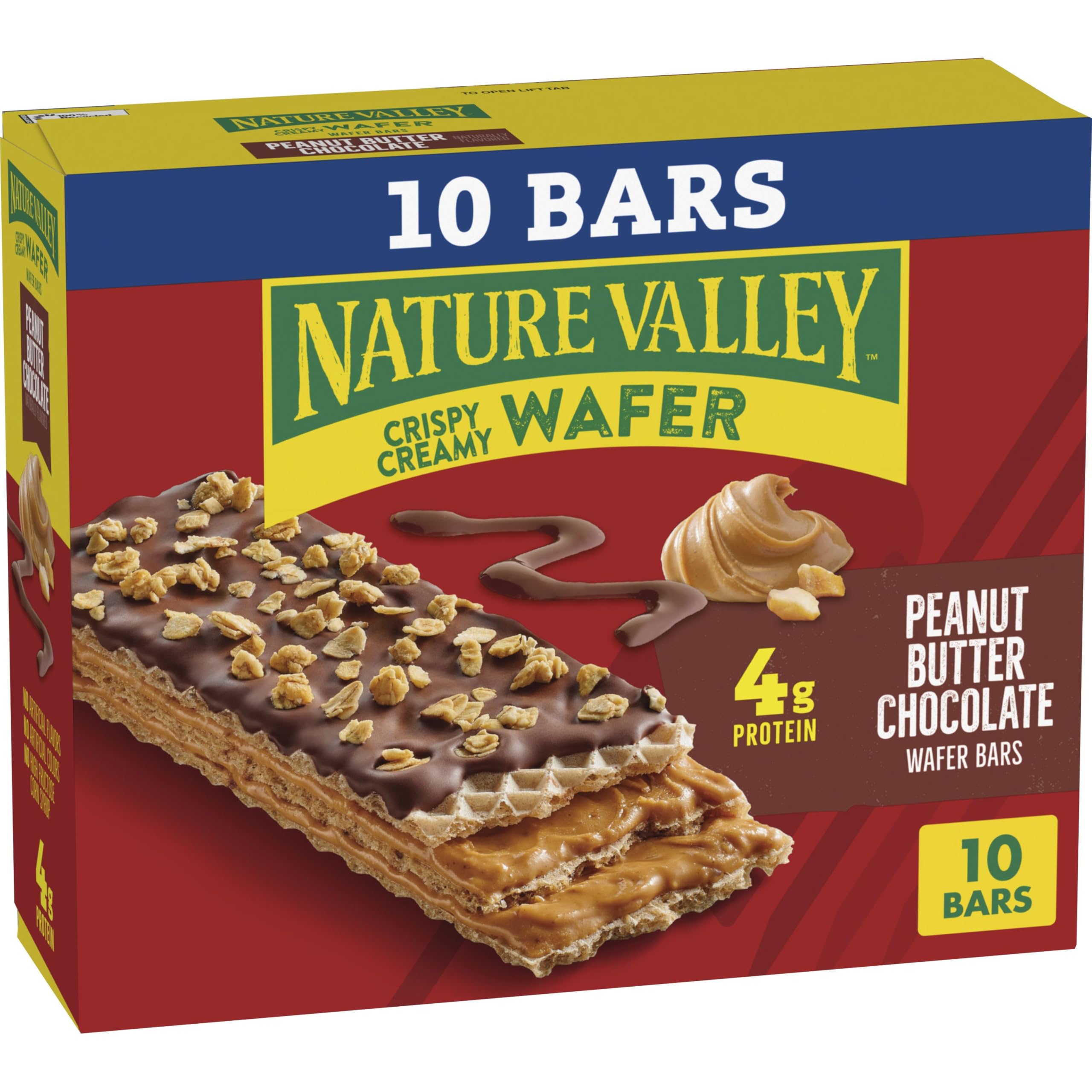 Nature Valley Crispy Creamy Wafer Box Front — ideal pantry staple for busy days.