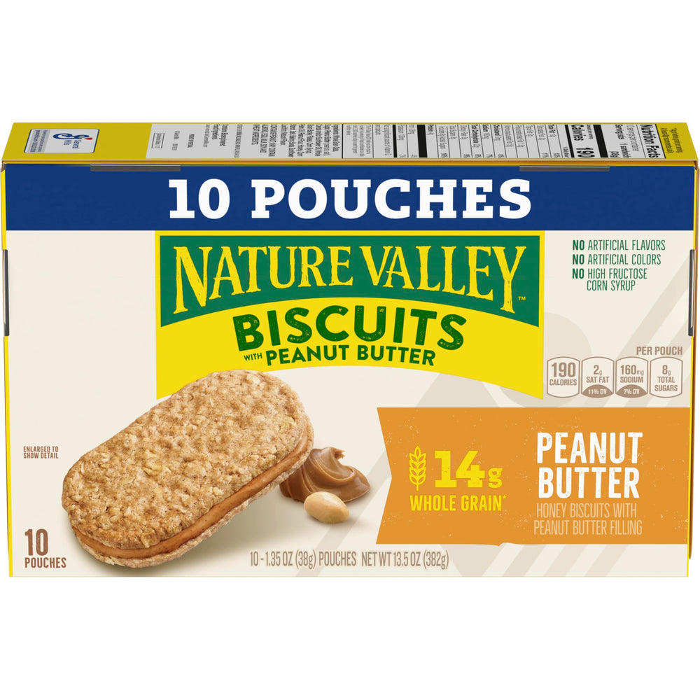 Nature Valley Crispy Honey Biscuit Closeup, showcasing texture and wholesome oats.