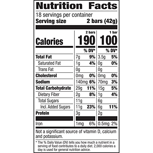 Nature Valley Crunchy Granola Bars close-up highlights whole grain oats and real honey.