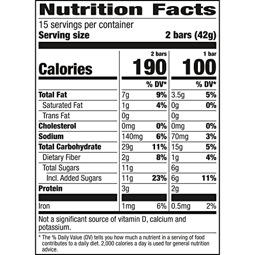 Nature Valley Crunchy Granola Bars Oats 'n Honey outside view showing grab-and-go box.