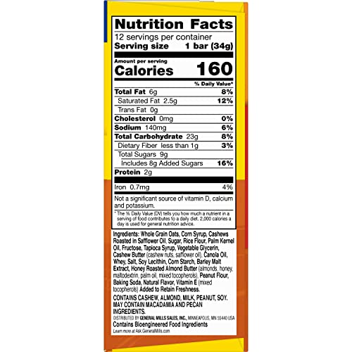 Nature Valley Hiking Trail Snack demonstrates a balanced bite suitable for outdoor adventures.