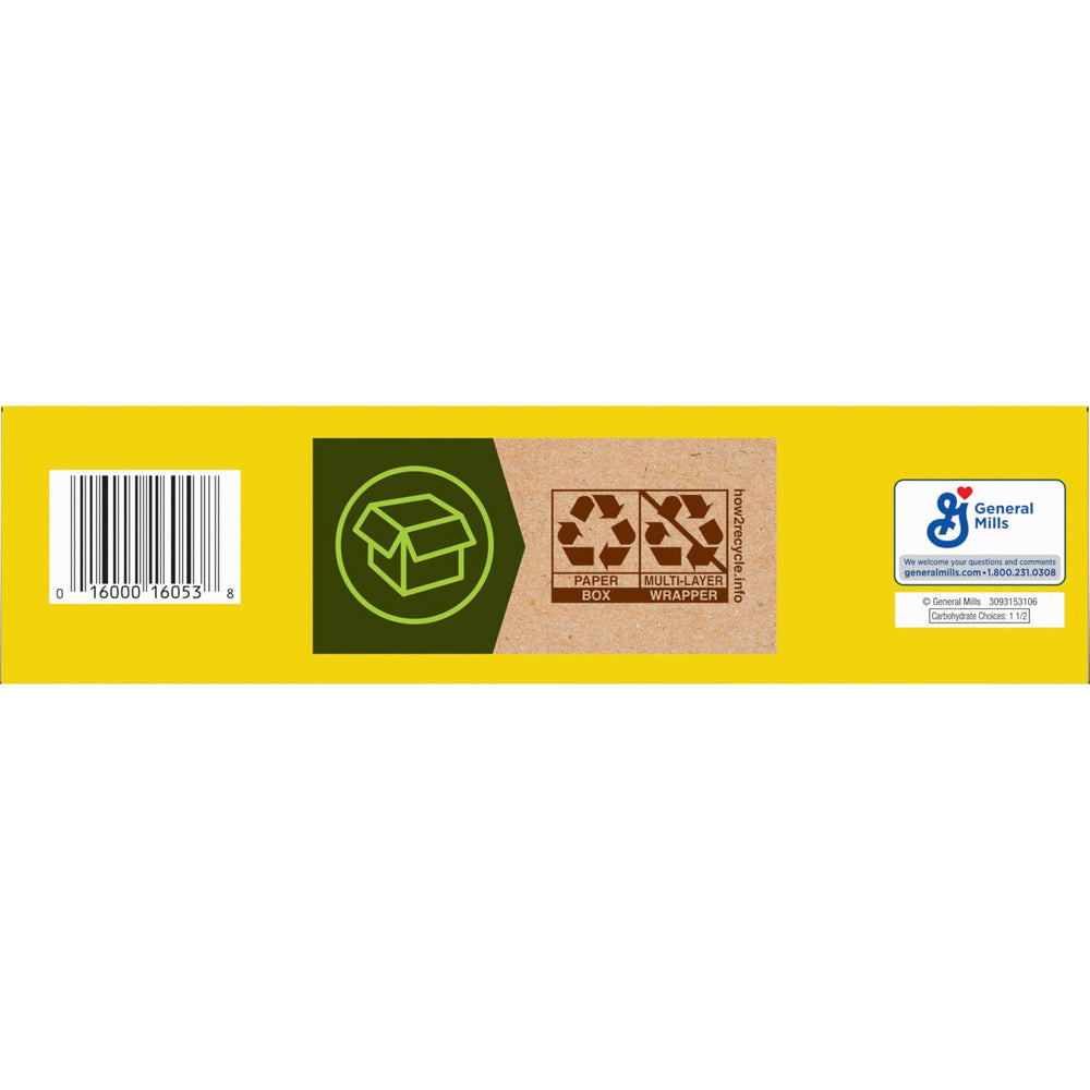 Nutrition panel on Nature Valley bar visible for informed choice.