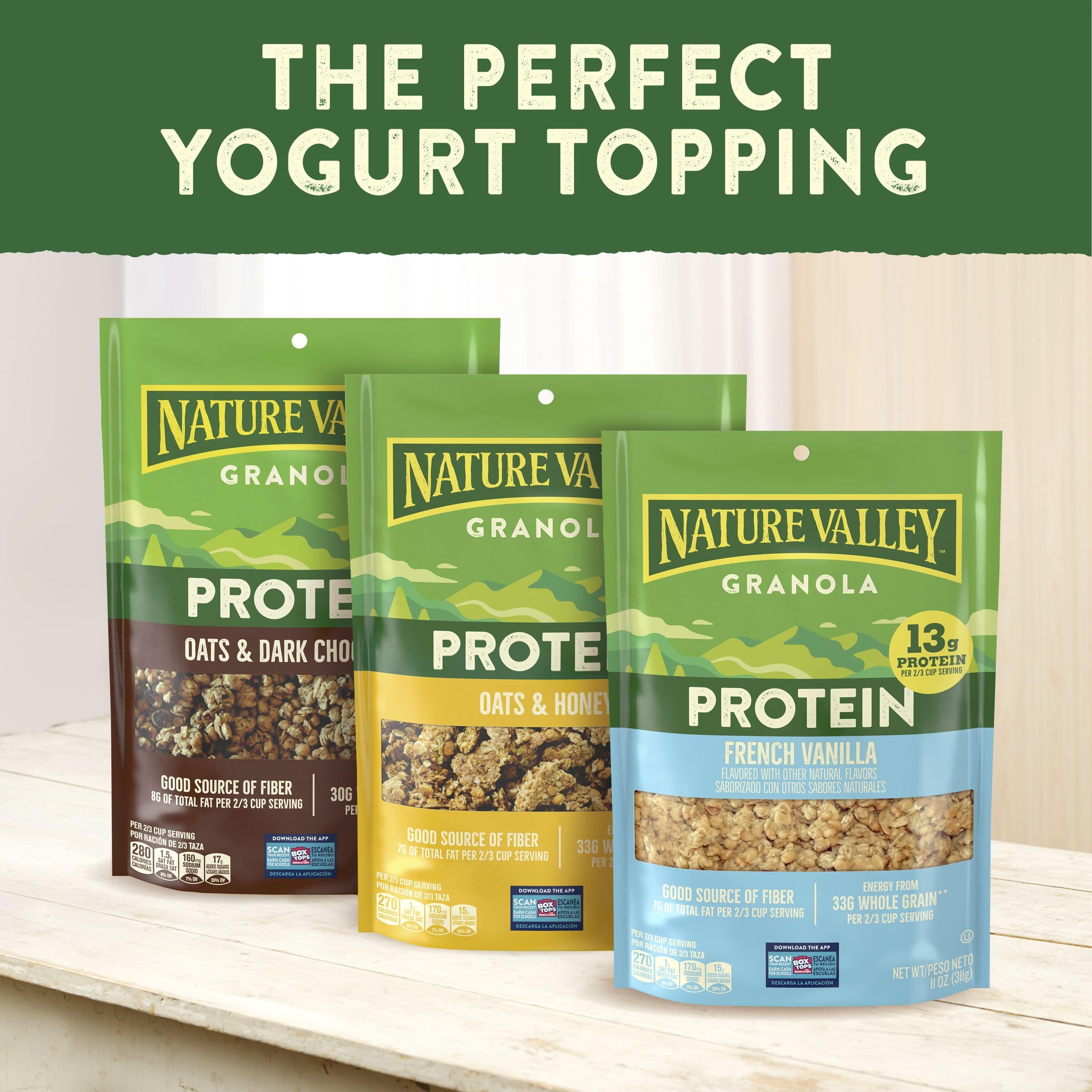 Nature Valley oats and honey offer versatile breakfast or snack options.