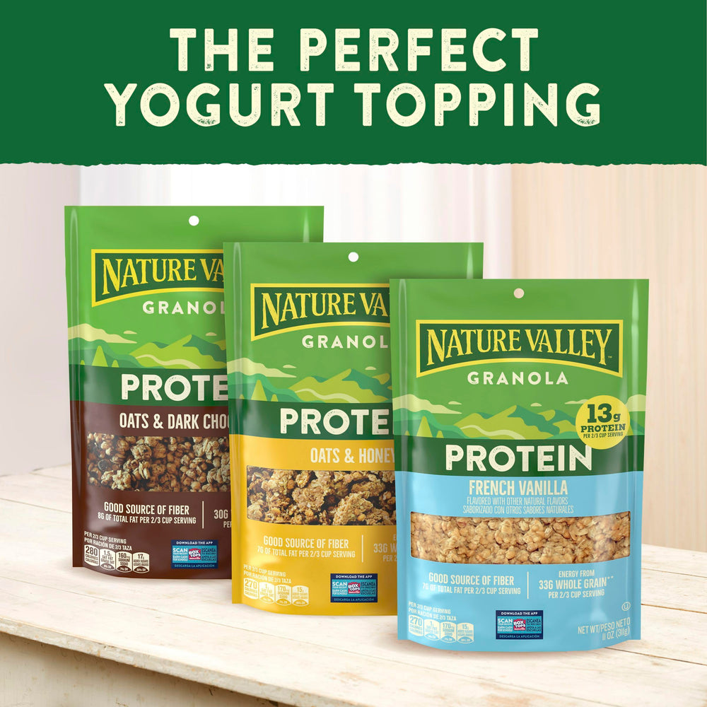 Nature Valley oats and honey offer versatile breakfast or snack options.